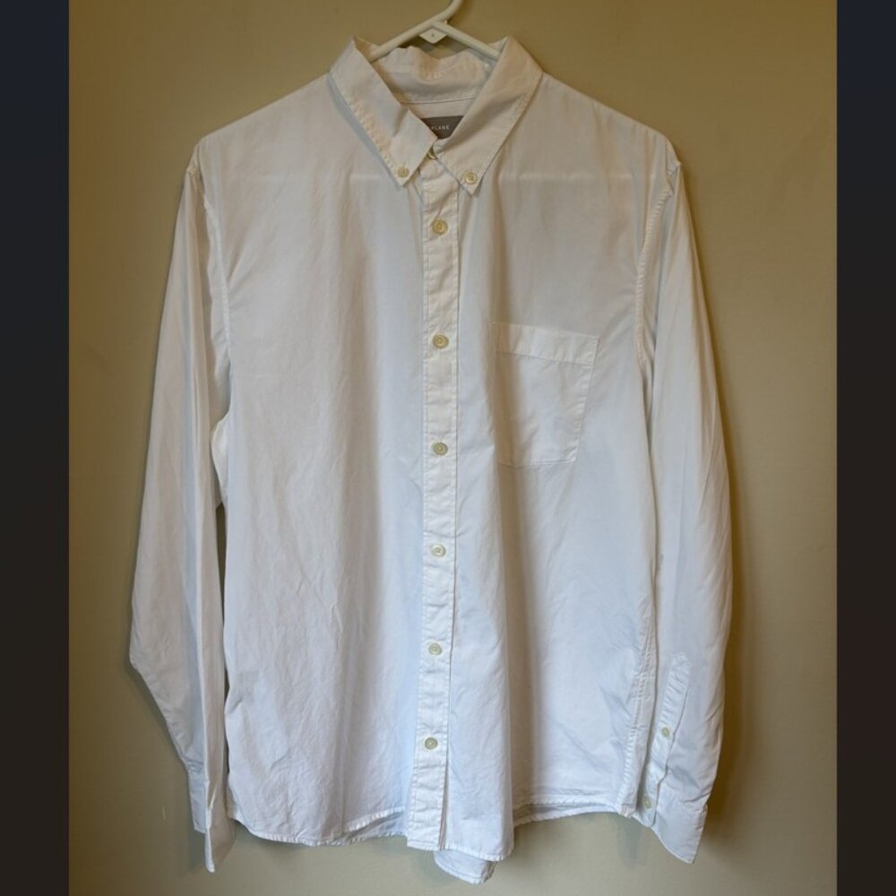 Everlane The Classic Oxford White Button-Down Shirt Men's Size L